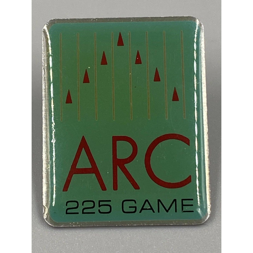 Vintage ARC 225 Game Bowling‎ Lapel Hat Vest Pin 1”